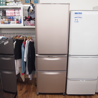 MITSUBISHIの3ドア冷蔵庫です！