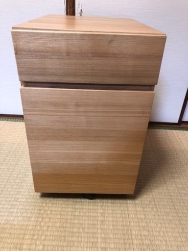 無印良品 キャスター付きサイドチェスト しましまねこ 摂津本山の家具の中古あげます 譲ります ジモティーで不用品の処分