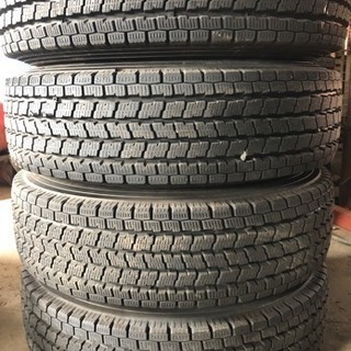 165/80R13 スタットレスタイヤ鉄ホイール付き！プロボック...