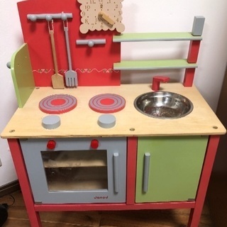 子供用キッチン ままごと 北欧カラー ジャノー ふる 摂津富田のその他の中古あげます 譲ります ジモティーで不用品の処分