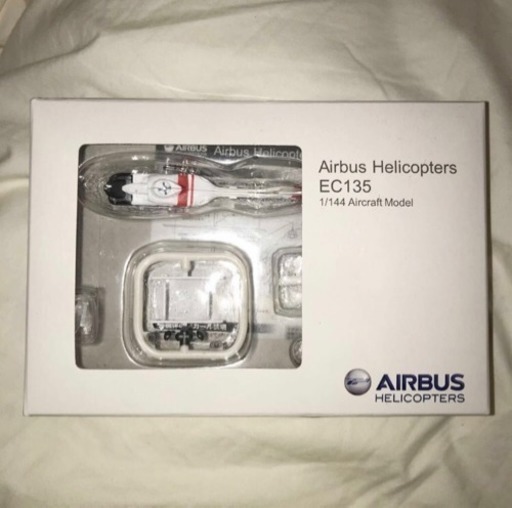 新品 AIRBUS エアバス ヘリコプター EC135 ドクターヘリ フィギュア プラモデル 非売品ノベルティ