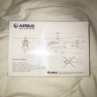 新品 AIRBUS エアバス ヘリコプター EC135 ドクターヘリ フィギュア プラモデル 非売品ノベルティ