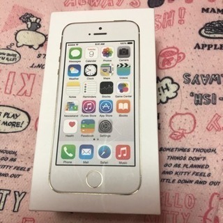 値下げ 新品 au iPhone5S