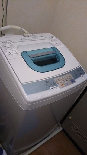 洗濯機　日立　５ｋｇ　８０００円