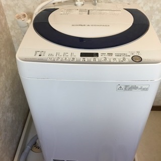 SHARP 美品洗濯機 3年使用