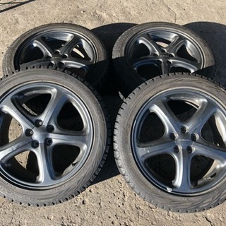 再値下げ】スバル純正ホイールとBS冬タイヤ215/50R17六分山4本