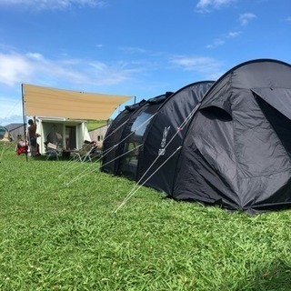カマボコテント2 ブラック カマボコテント2ブラック「黒カマ」は本当に暑くない？秋冬には最適