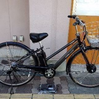 美品☆アルベルト(S型)27吋 電動アシスト自転車 バッテリーB200/内装5段/LEDランプ/アンダーブラック