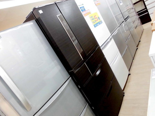 安心の6ヶ月保証付！2014年製MITSUBISHI(三菱)の6ドア冷蔵庫「MR-JX56LX」です！！