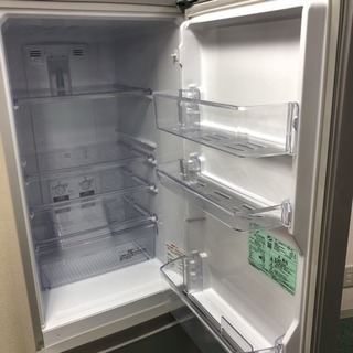 配達無料地域あり＊美品＊三菱 2017年製 お洒落で人気のデザイン！大きめの168L＊