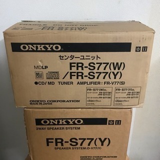 ONKYO FR-S77 ミニコンポ CD/MDチューナーアンプ...