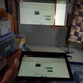 Lenovo　tablet　プロジェクター付