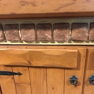 ☆アンティーク暖炉風収納棚