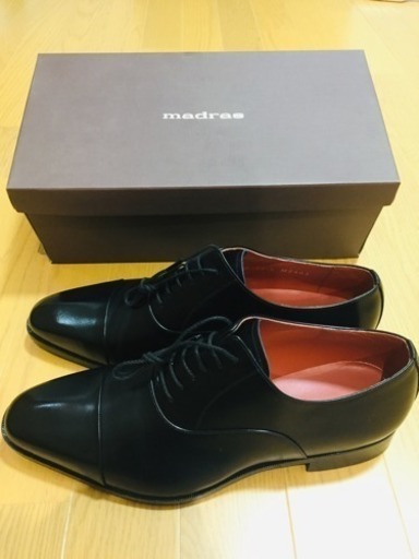 【新品・未使用】madras ビジネスシューズ 黒（サイズ25 1/2）
