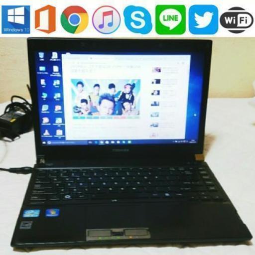 美品！極薄/軽量東芝R732/Core i5/4G/320G/オフィス/アドビ他