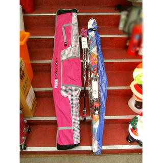 PayPay決済OK 新品【150cm ジュニアスキー3点セット】ATOMIC/アトミック 16CLOUDJRシリーズ ケース付 本郷通店