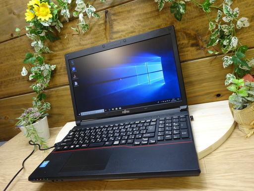 18000円【i5 第4世代 2.6Ghz】人気の富士通★ A574/H★メモリ4GB★HDD320GB★win10 32bit DVD USBwifi R028