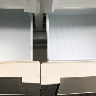 （中古）6ドア　冷蔵庫　東芝　GR-W45FS(W)　電動タッチオープ&オートクローズ