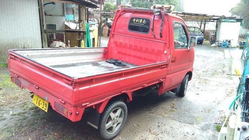 軽トラ赤検31 7切れ四駆ac付軽かバイクと交換可 清正の片鎌槍 阿蘇のキャリイの中古車 ジモティー