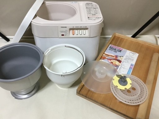 ＜美品＞東芝・もちっ子・一升用・ AFC–166・のし板、のし棒付き！
