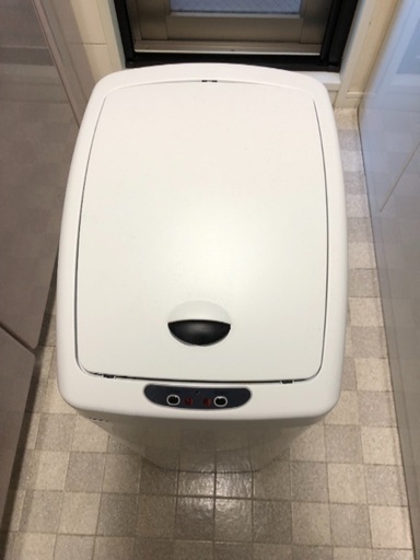 自動開閉スチールゴミ箱 45ℓ