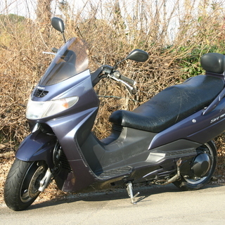 埼玉発522】SUZUKI スカイウェイブ250(CJ42A) BEAMSマフラー付き