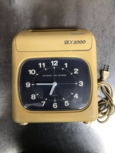 アマノ タイムレコーダー bx2000