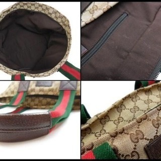 GUCCI グッチ GGキャンバス シェリー トートバッグ 131231