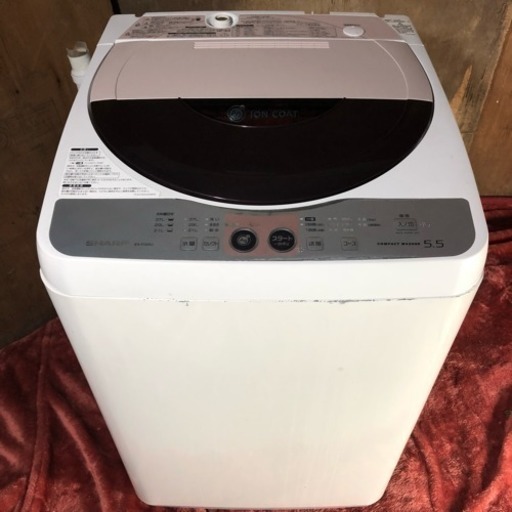 配送・設置込❗️シャープ 5.5kg 洗濯機 ES-FG55J