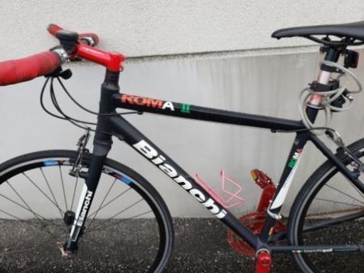 クロスバイク　ビアンキ　ローマ２　自転車　美品