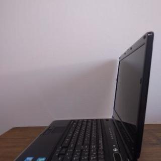 メモリ4GB富士通ブラックノートパソコンoffice