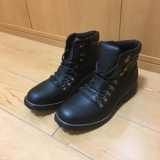【ネット決済】【新品ブーツ】黒26.5cm合成革靴