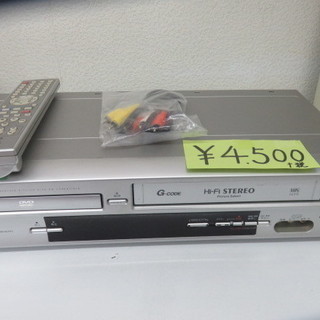日立　VHS/DVD デッキ