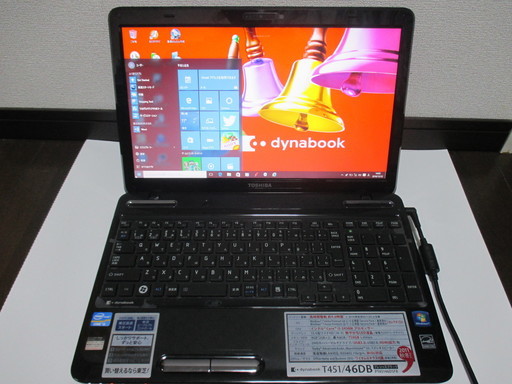 ☆値下げしました【美品】東芝dynabook T451/46EBD Corei5／キーボード新品取替／Win10ノートパソコンリカバリー済 中古動作品