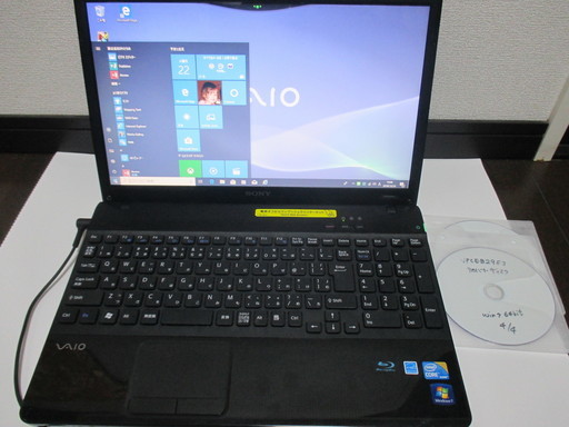 ☆値下げしました【難あり】VAIO　PCG-71311N　 Win10 Home搭載　HDD500GB・メモリ4GBリカバリー済中古動作品