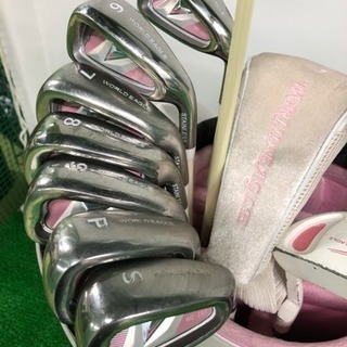 【美品】レディース ゴルフクラブセット 11本 WE-101 ピンク WE-101☆レディース☆ゴルフクラブセット☆ピンクセット