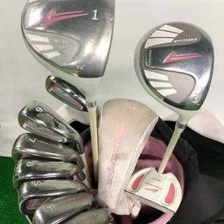 【美品】レディース ゴルフクラブセット 11本 WE-101 ピンク WE-101☆レディース☆ゴルフクラブセット☆ピンクセット