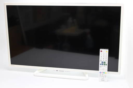 364) ☆美品☆ SHARP 【AQUOS】 液晶テレビ LC-32W25 2015年製 32V型 ホワイト シャープ アクオス