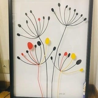 500円 IKEA  インテリアアート 