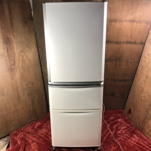 配送・設置込❗️2012年製 335L 3ドア冷蔵庫 三菱 MR-C34T