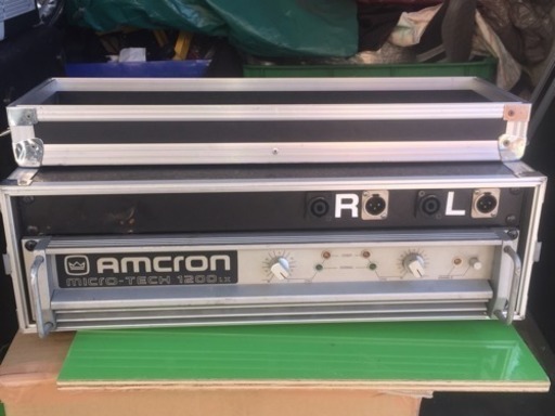 アムクロンMA1200LXパワーアンプ、ケース付