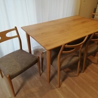 美品 ダイニングテーブル、椅子セット