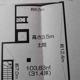 事務所・倉庫・ペットホテル老犬ホーム（防音は必要）・等使用用途多数