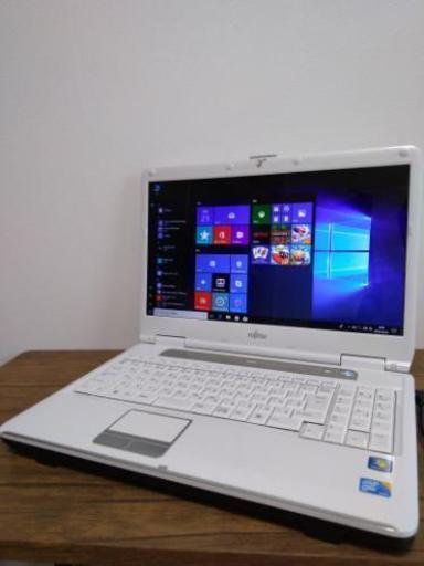 美品！富士通FMV最新Windows10ノートパソコンoffice