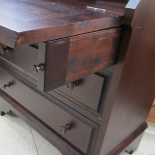 北海道民芸家具 ライティングデスク 机 ライティングビューロー 書斎机