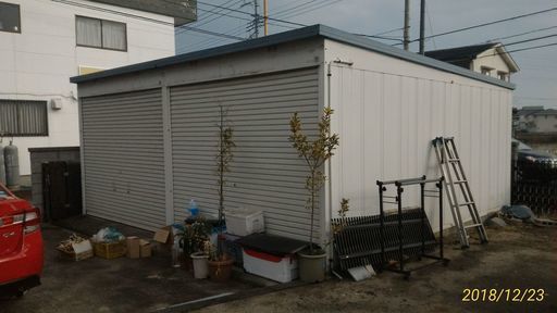 大型倉庫（ガレージ）6m x 5.5m