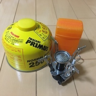【新品】中華製バーナー&Iwatani製PRIMUSガス缶250g
