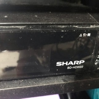 【取引中】SHARP Blu-rayレコーダー
