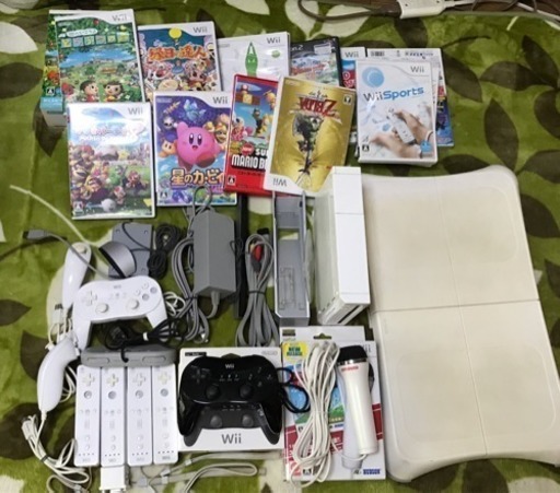 wii  本体 fit カラオケ ソフト カービィーなど16本まとめて‼︎