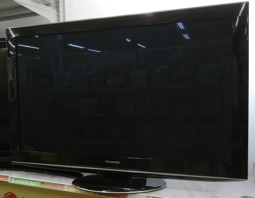 【ハンズクラフト博多店】パナソニック　Panasonic　デジタルハイビジョンプラズマテレビ TH-P42V2　2010年　42インチ 　6ヶ月保証　B-CAS　リモコン付き